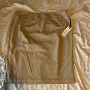 Calvin Klein Women's Beige Pencil Skirt